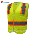 Usine Roadway Jacket néon jaune salut vis bandes réfléchissantes Usure Usure ANSI Class 2 haute visibilité sécurité gilet de sécurité